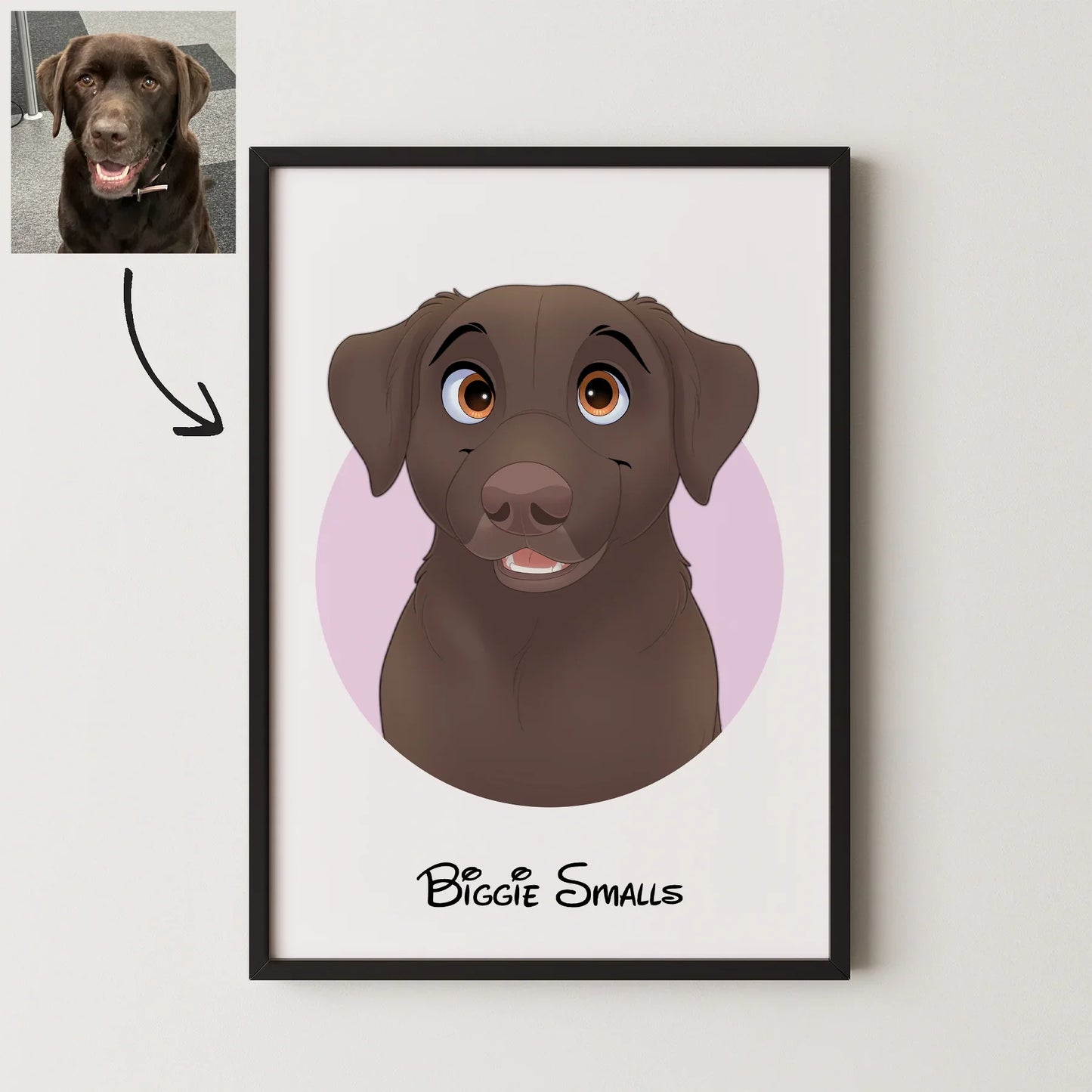 Circle Disney Pet Portrait