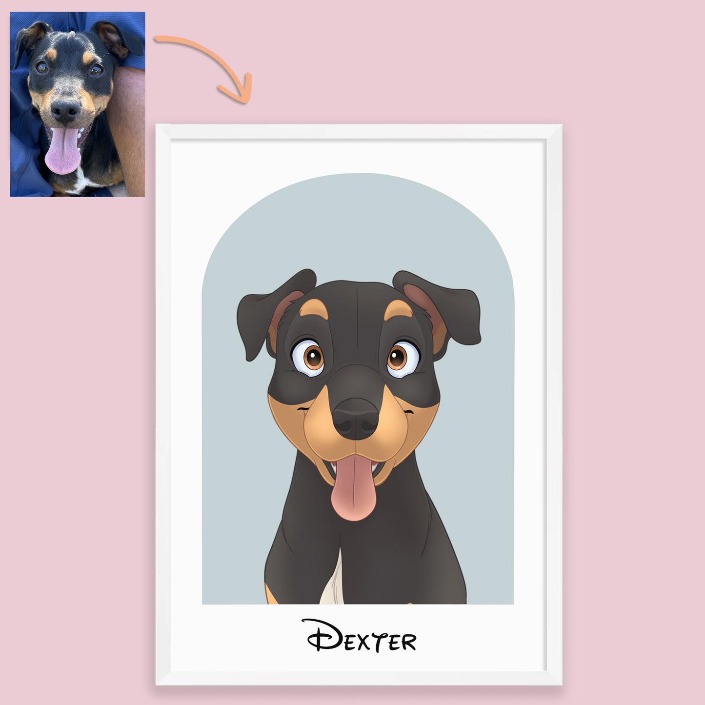 Arch Disney Pet Portrait