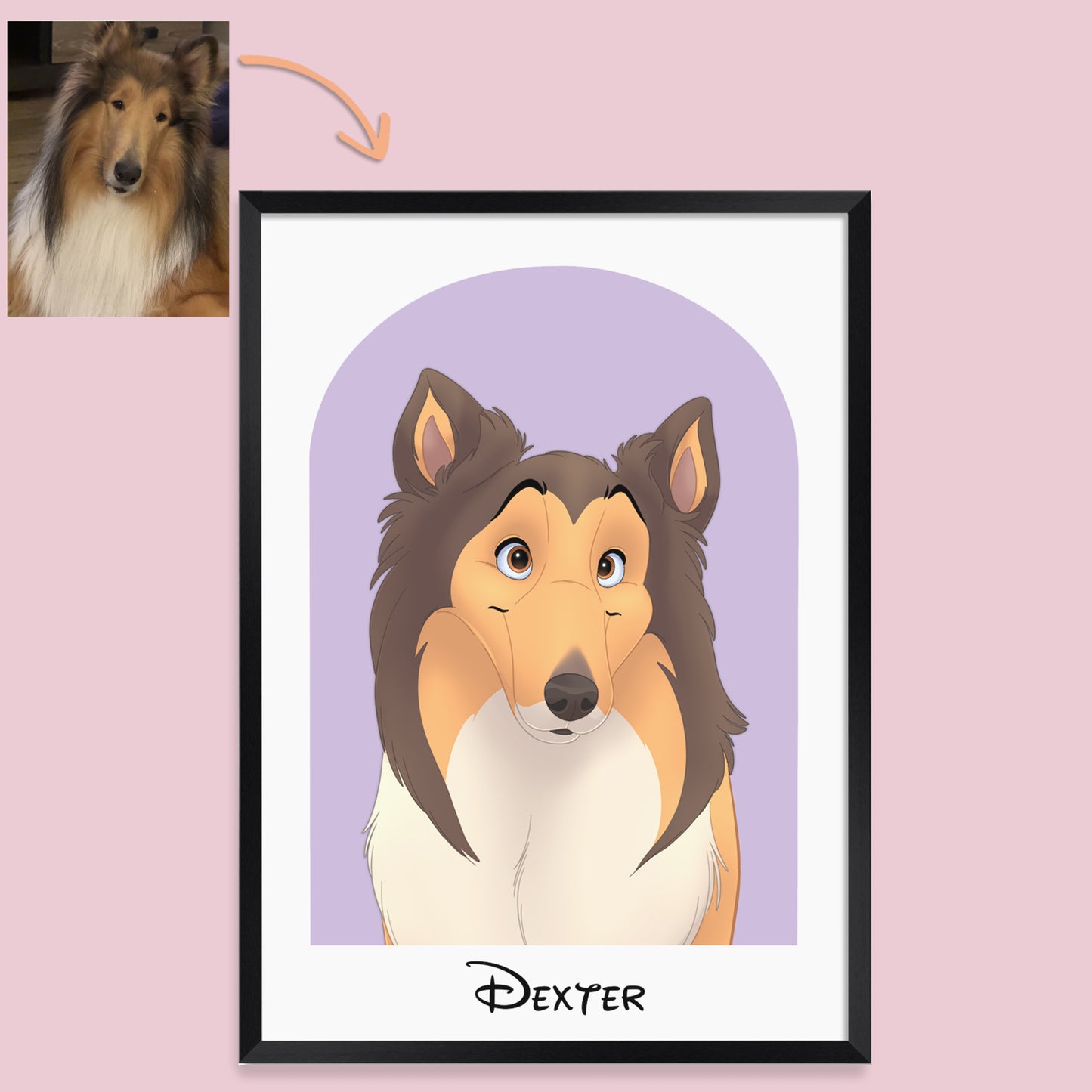 Arch Disney Pet Portrait