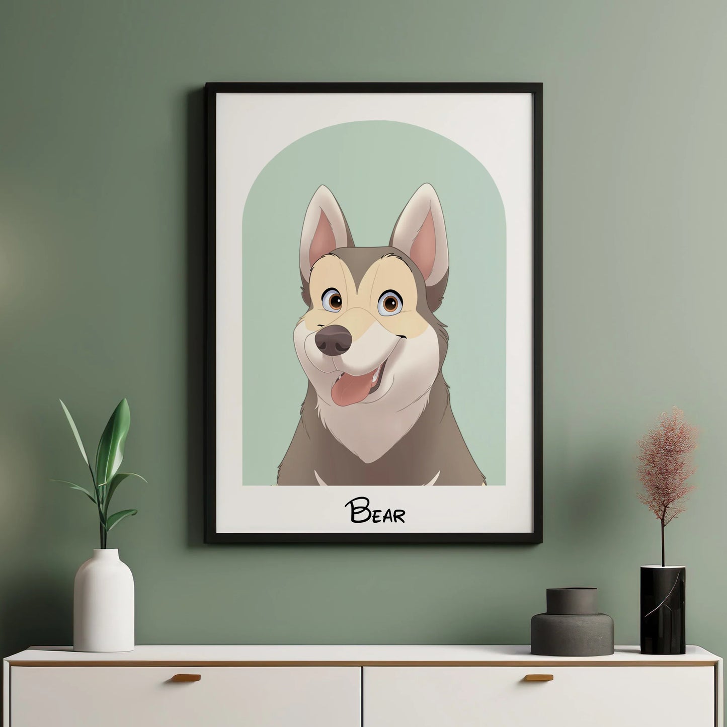 Arch Disney Pet Portrait - Pets Into Art - Custom Dog and Cat Artworks Australia