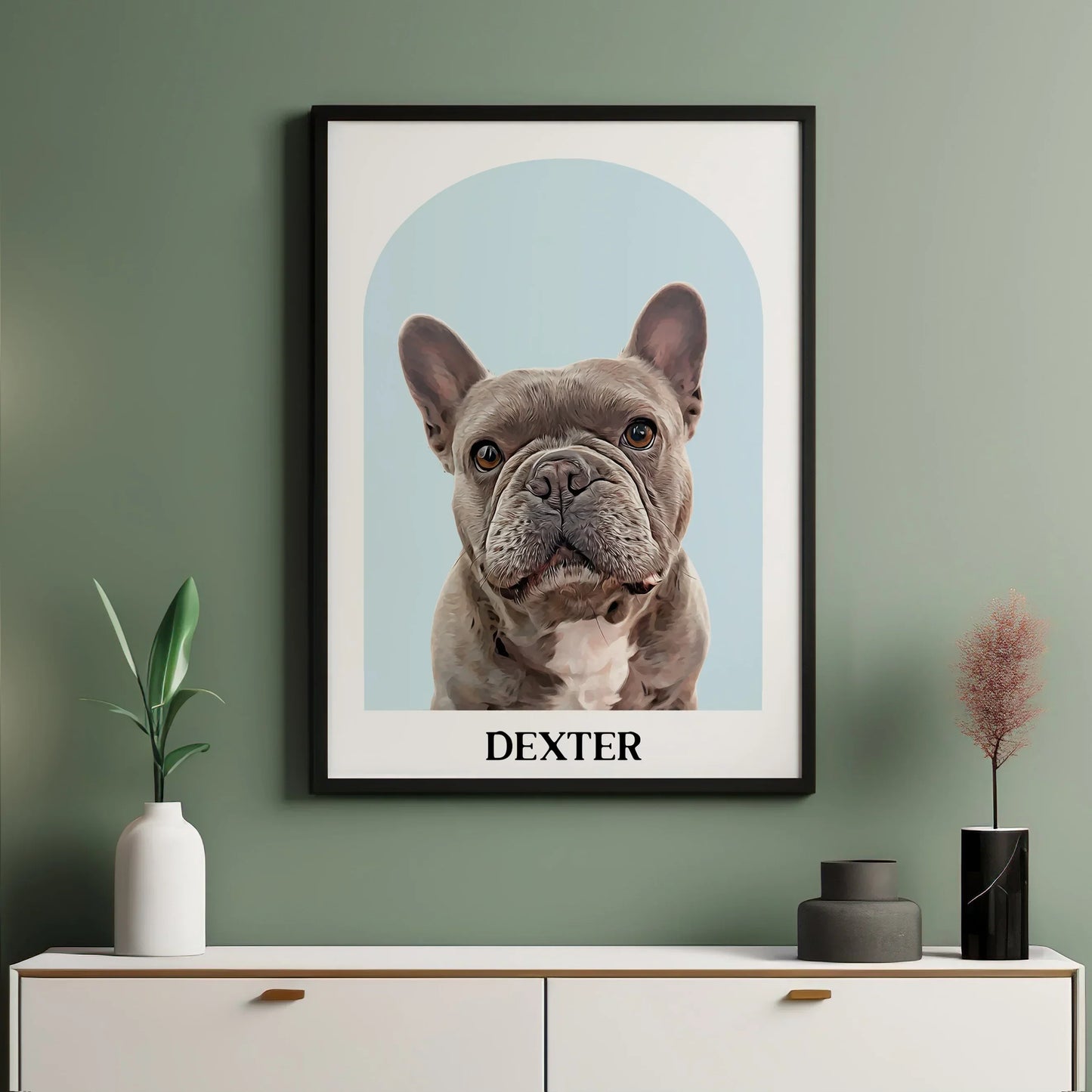 Arch Realistic Pet Portrait - Pets Into Art - Custom Dog and Cat Artworks Australia