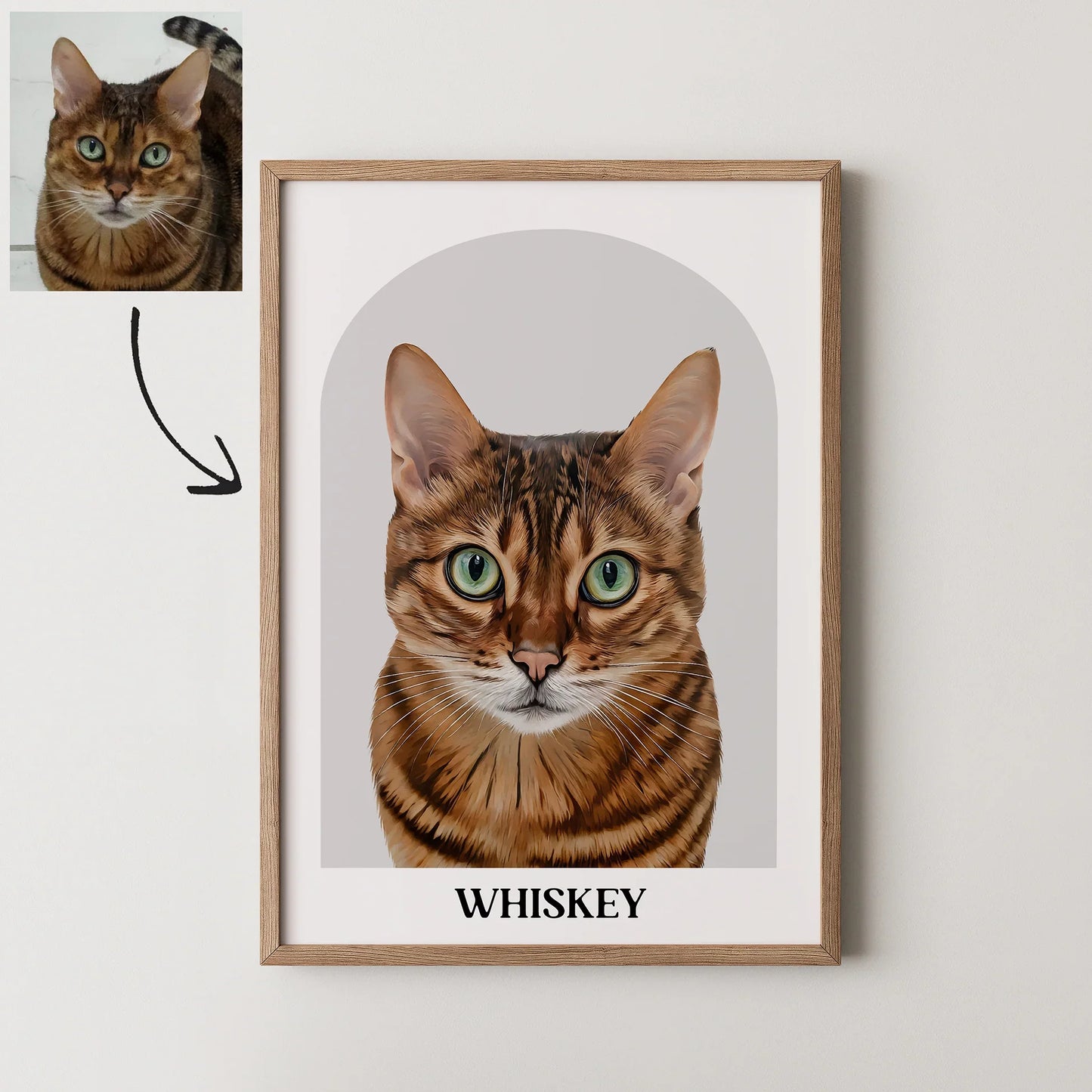 Arch Realistic Pet Portrait