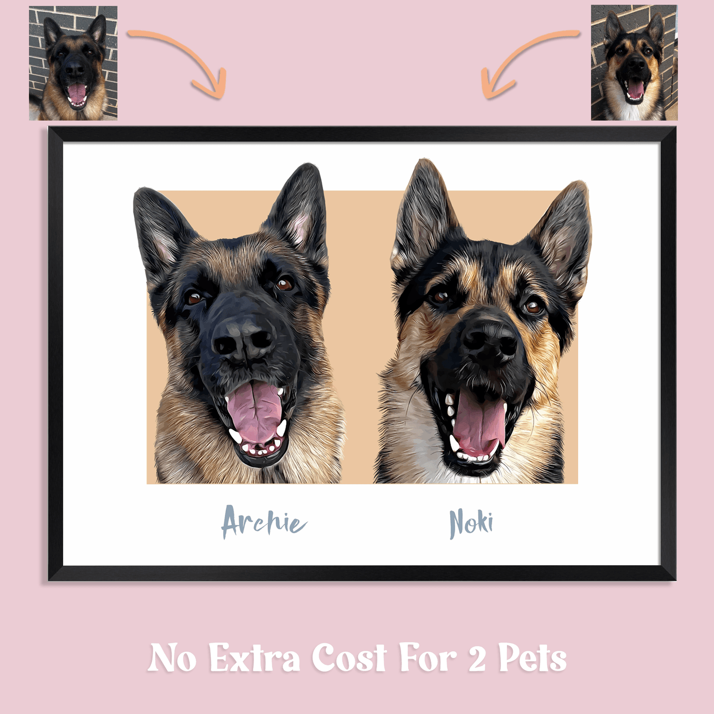 Box Pet Portrait - Pets Into Art