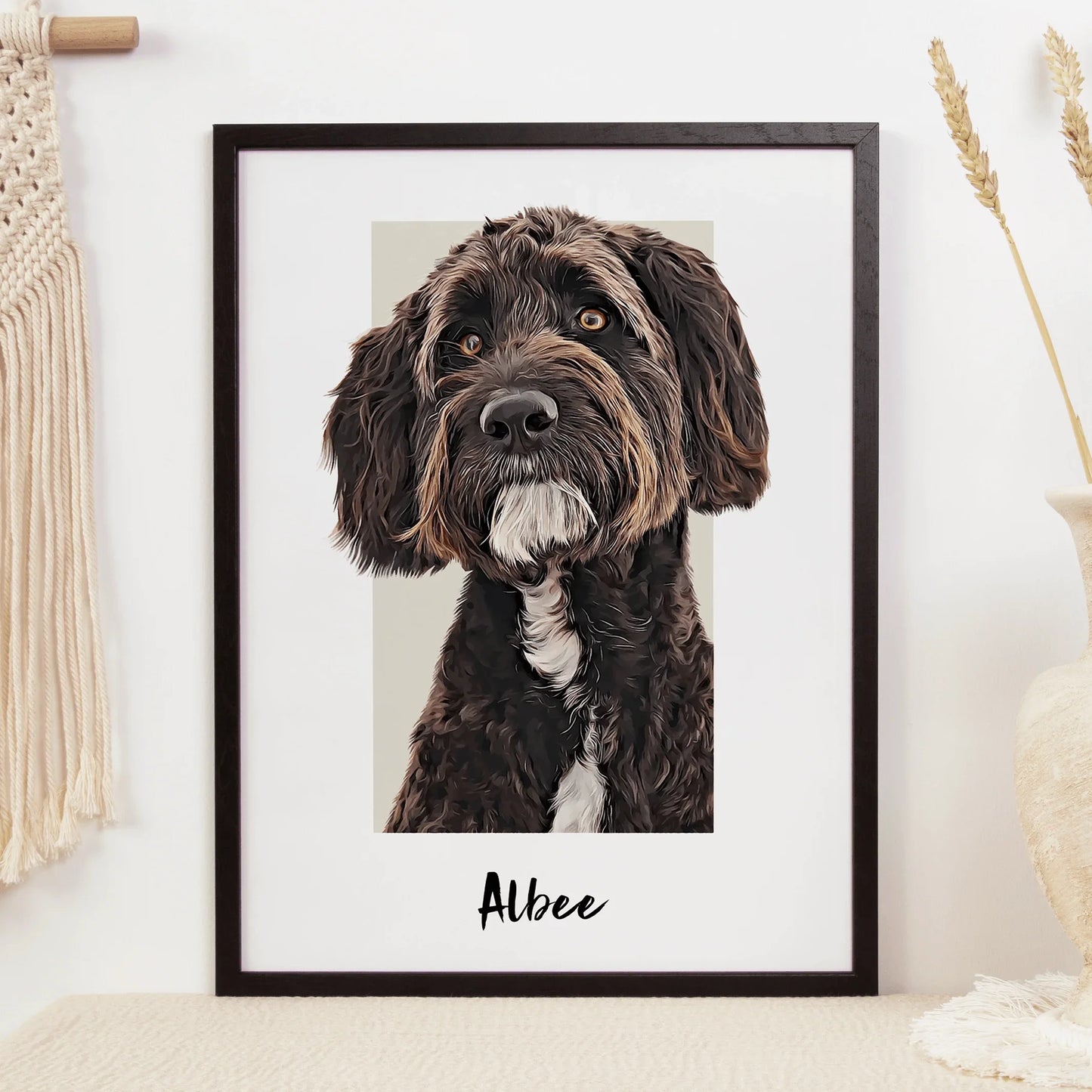 Box Pet Portrait - Pets Into Art - Custom Dog and Cat Artworks Australia