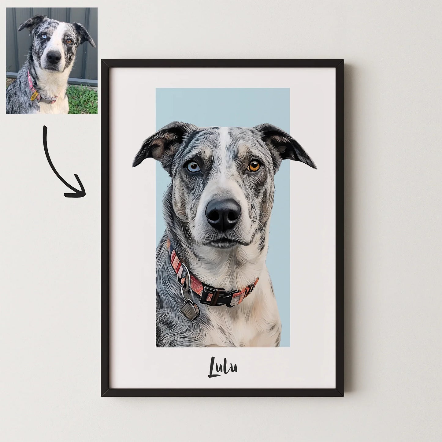 Box Pet Portrait - Pets Into Art - Custom Dog and Cat Artworks Australia