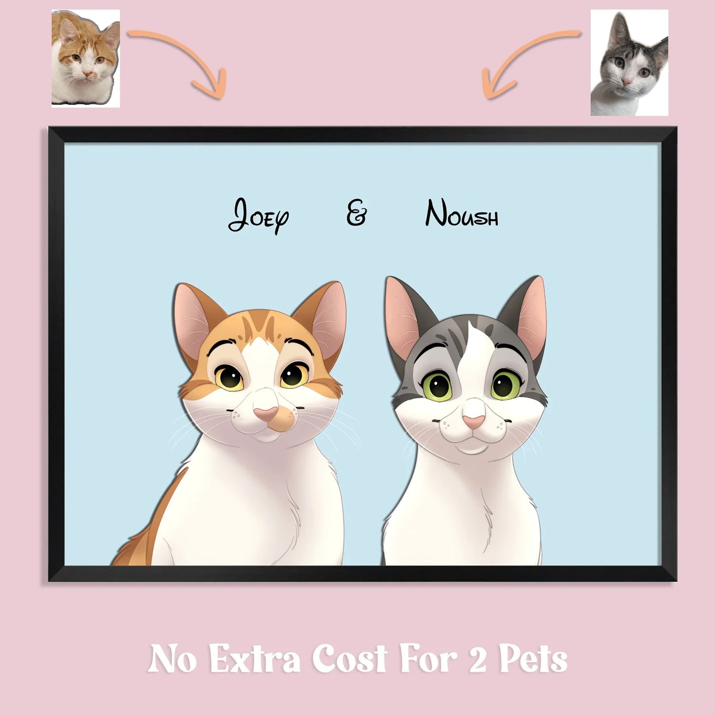Disney Pet Portrait - Pets Into Art - Custom Dog and Cat Artworks Australia