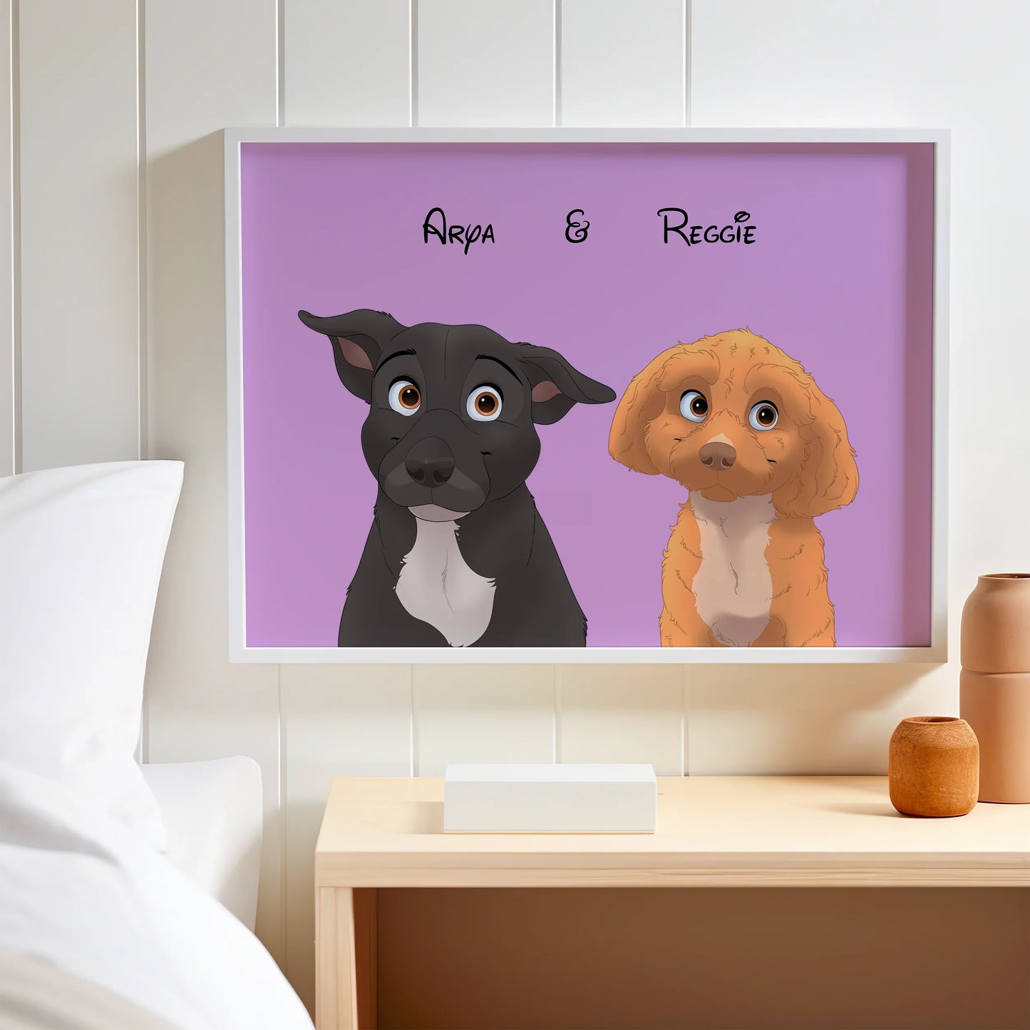 Disney Pet Portrait - Pets Into Art - Custom Dog and Cat Artworks Australia