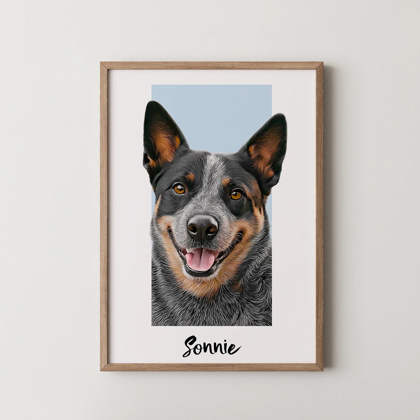 Box Realistic Pet Portrait (up to 4 pets)