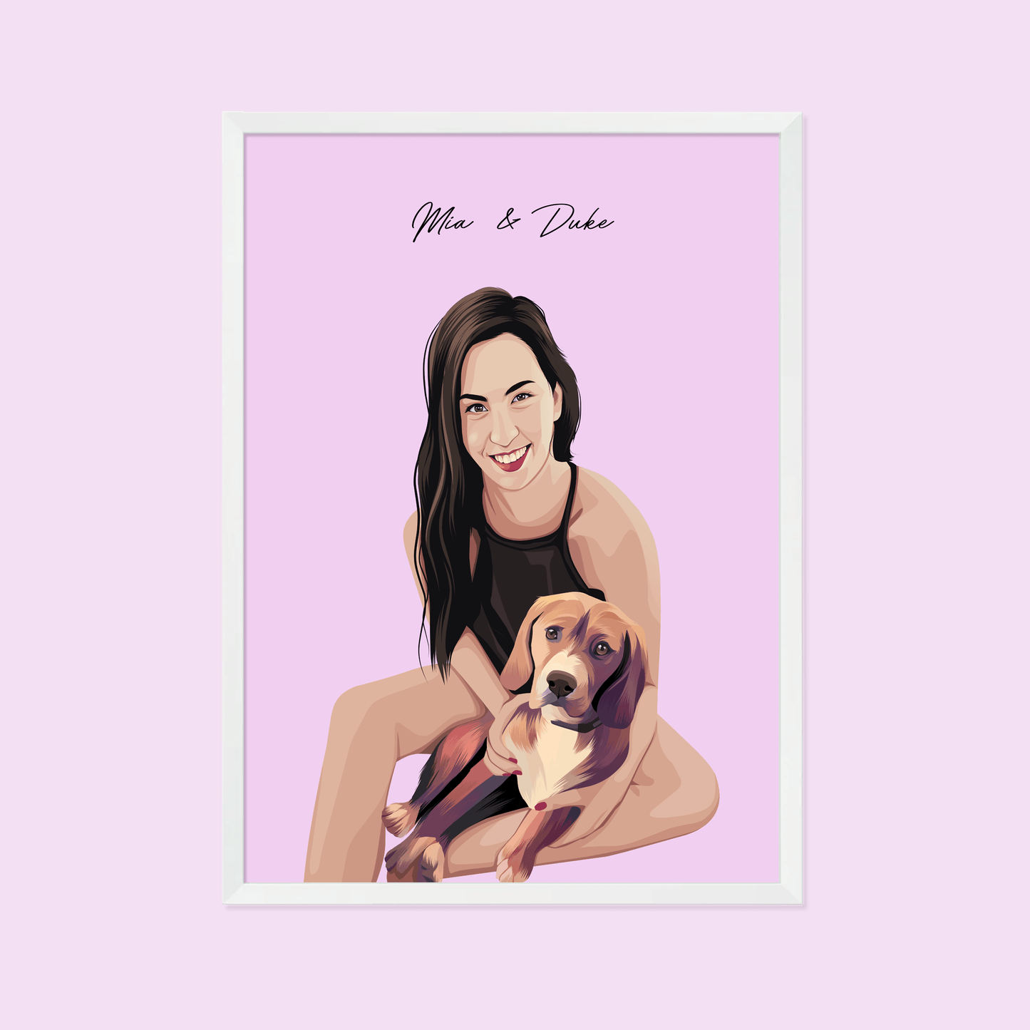 Person and Pet Portrait - Pets Into Art