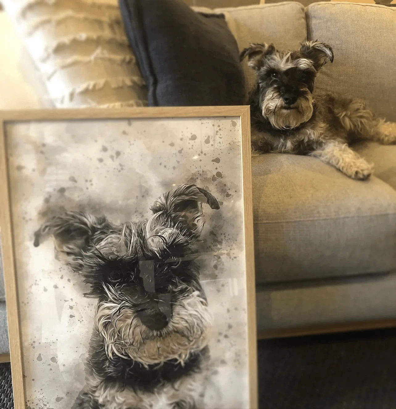 Watercolour Pet Portrait - Pets Into Art - Custom Dog and Cat Artworks Australia