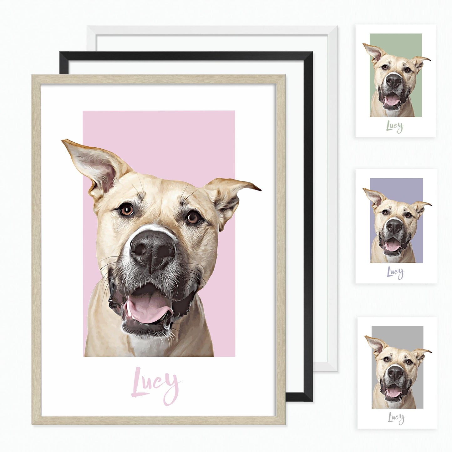Box Pet Portrait - Pets Into Art