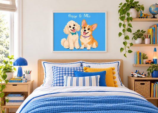 Personalised Pet Wall Art for Kids' Bedrooms: Fun & Meaningful Decorating Ideas