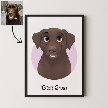 Circle Disney Pet Portrait