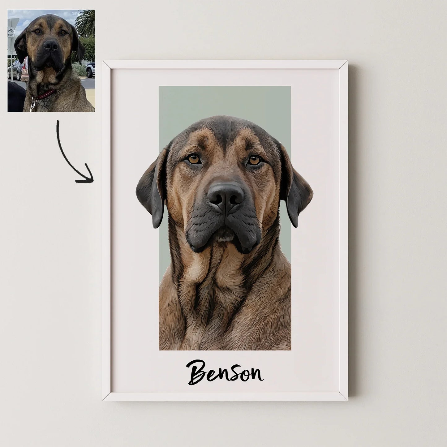 Box Pet Portrait
