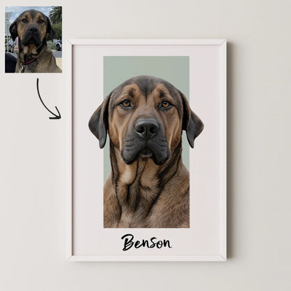 Box Pet Portrait