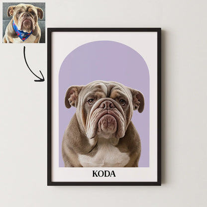 Arch Realistic Pet Portrait