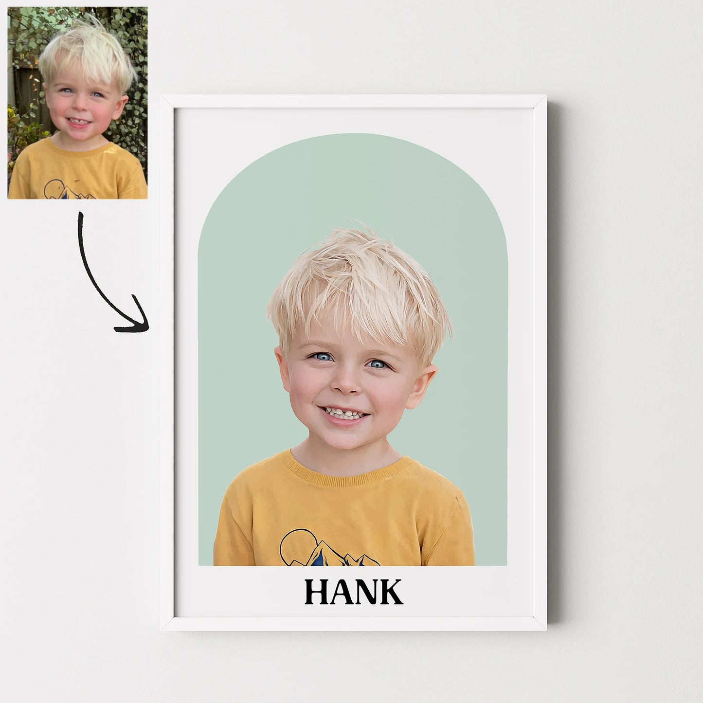 Arch Realistic Person Portrait (Up to 2 People)