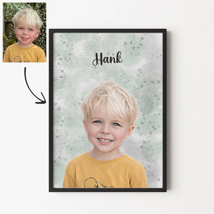 Watercolour Person Portrait (Up to 4 People)