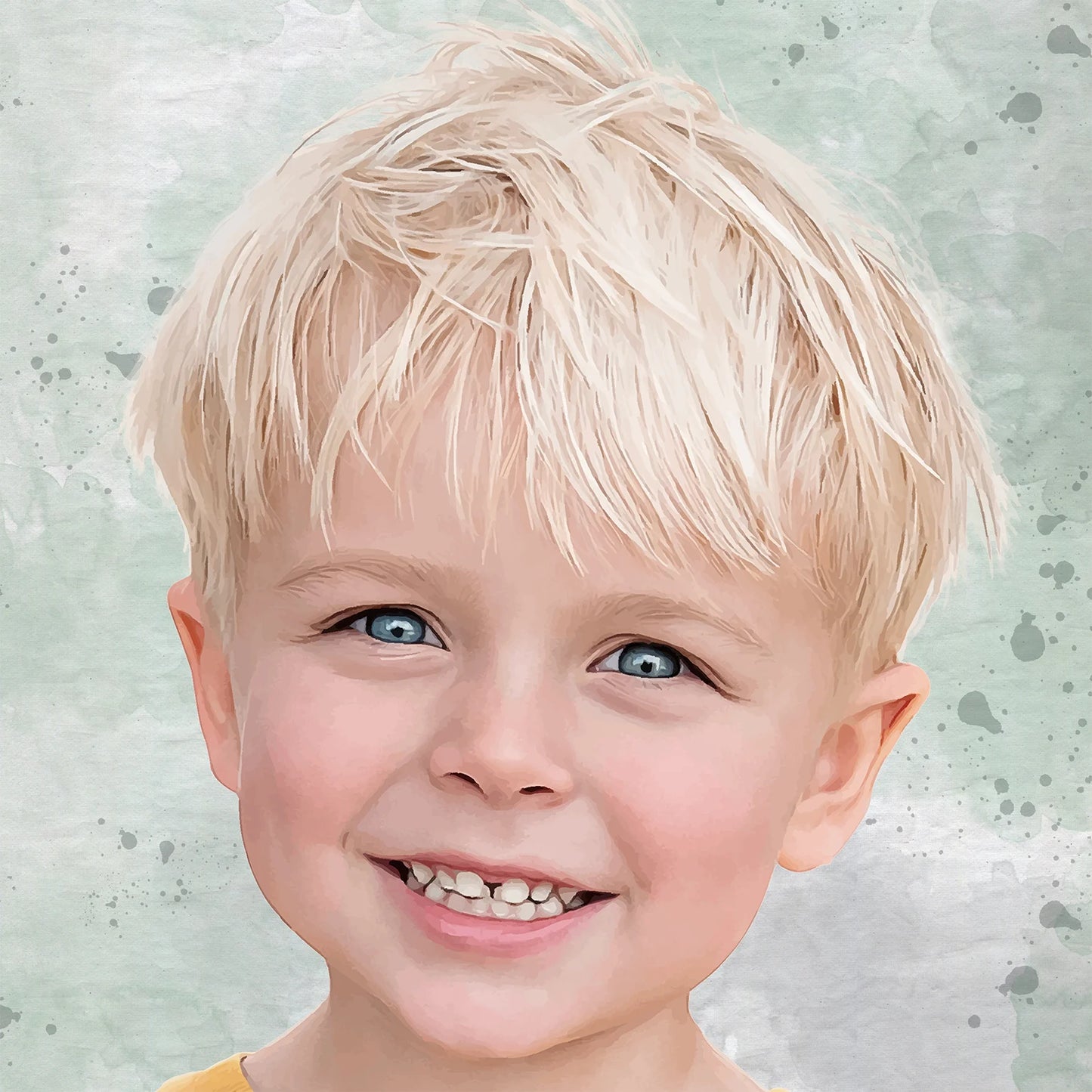 Watercolour Person Portrait (Up to 4 People)