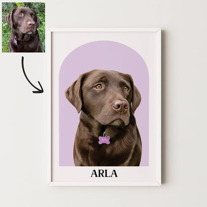 Arch Realistic Pet Portrait