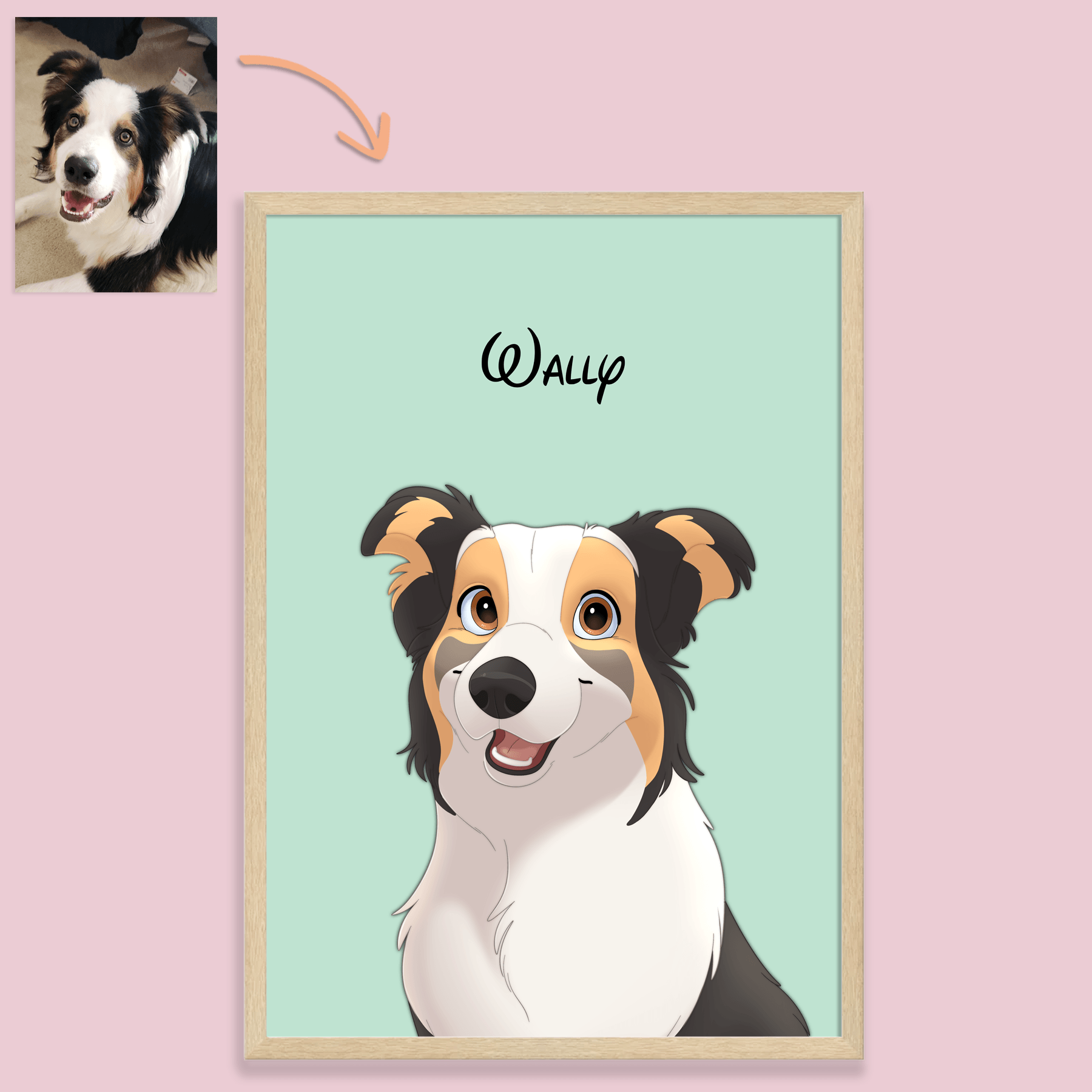 Disney Pet Portrait - Pets Into Art