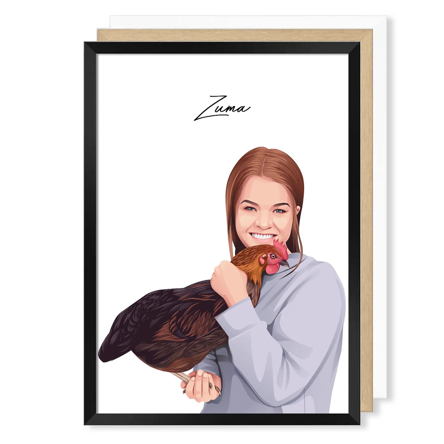 Person and Pet Portrait