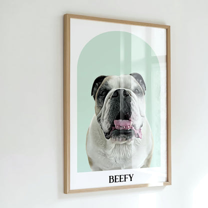 Arch Realistic Pet Portrait
