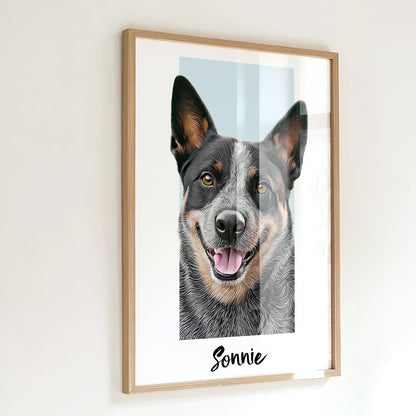 Box Pet Portrait (up to 4 pets)