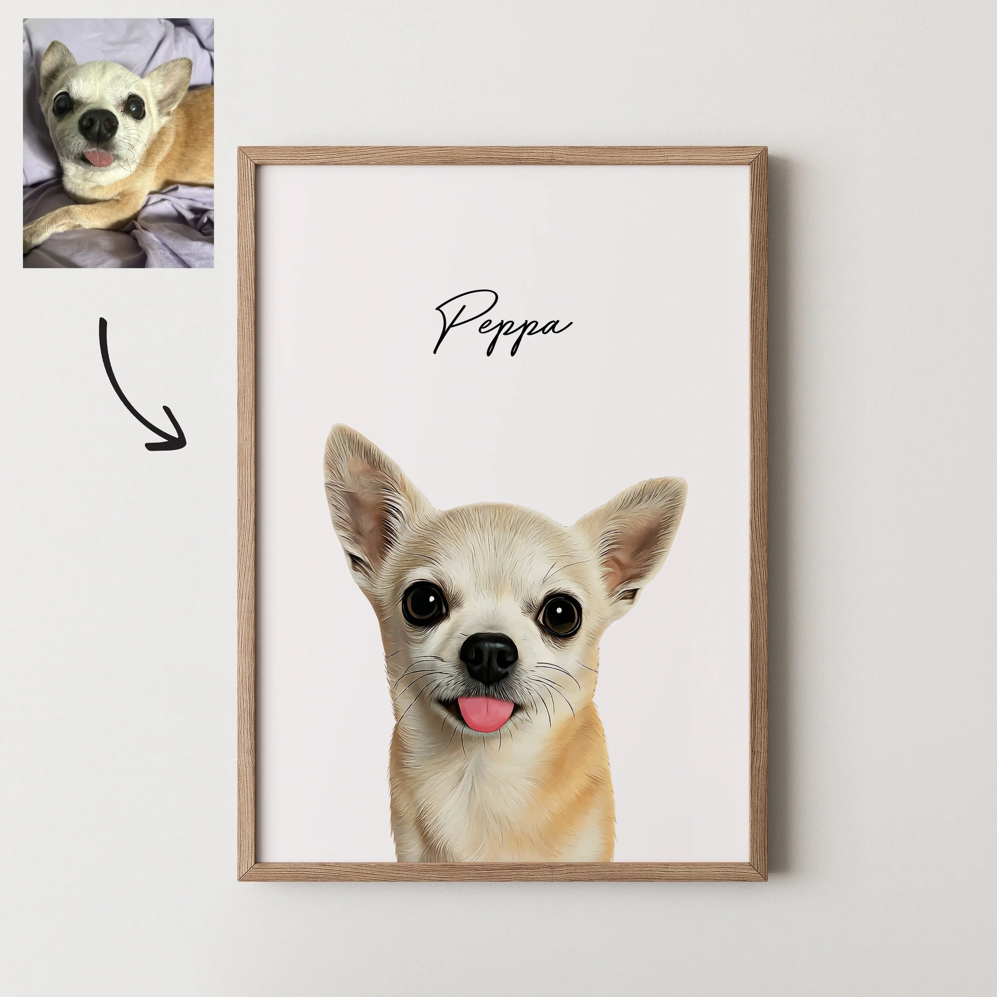 Realistic Pet Portrait - Pets Into Art - Custom Dog and Cat Artworks Australia
