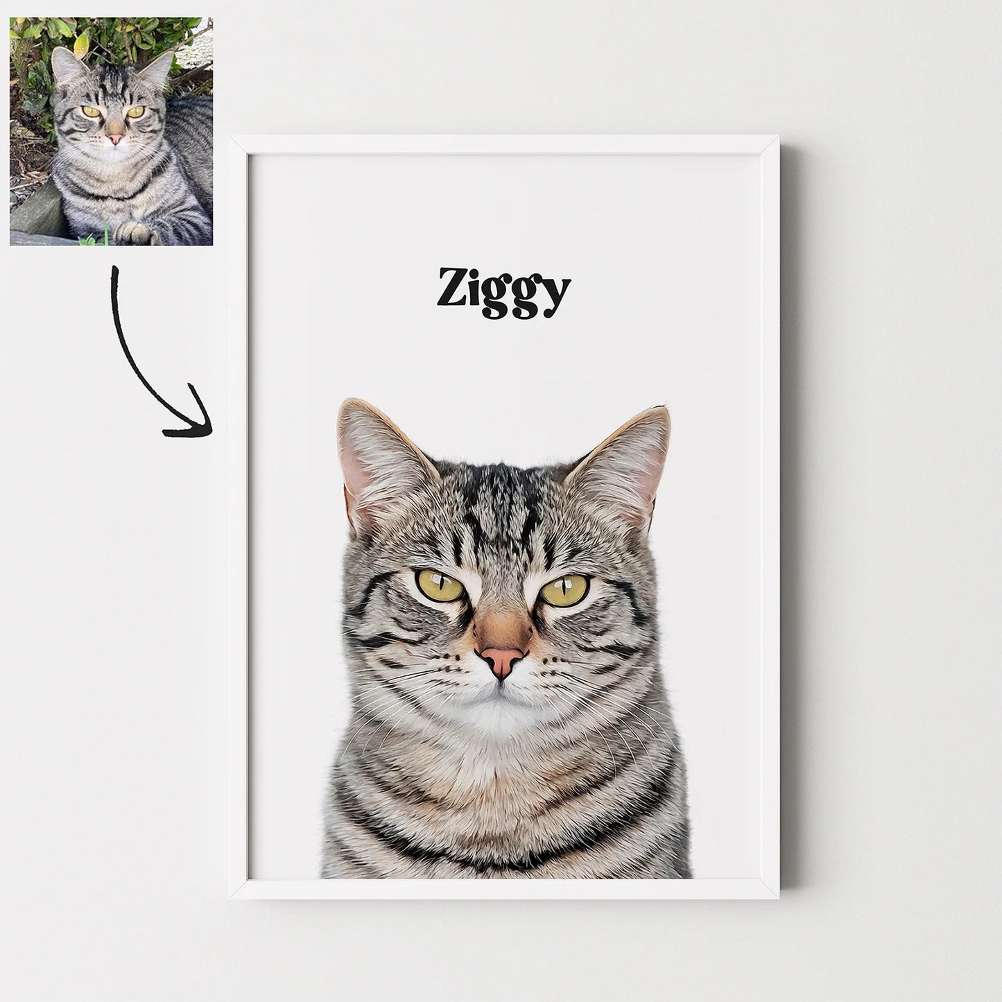 Realistic Pet Portrait (up to 4 pets)