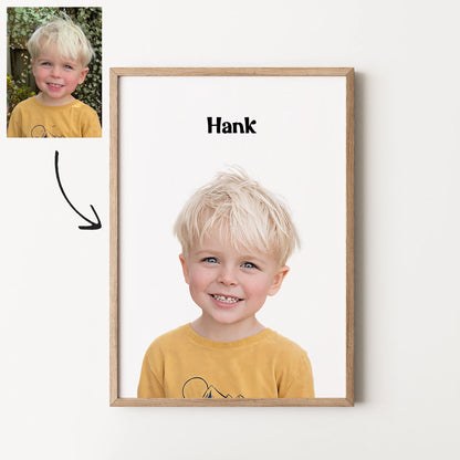 Realistic Custom Portrait (Up to 4 People)