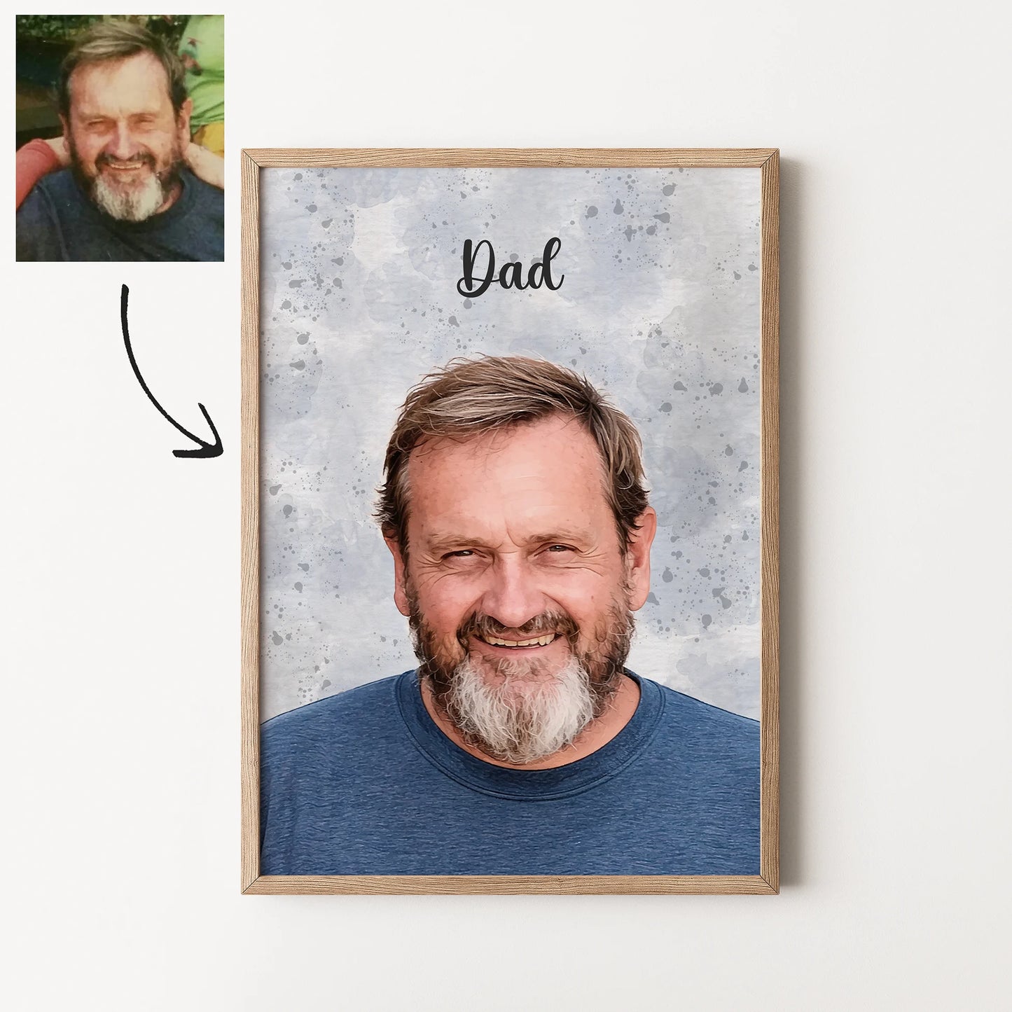 Watercolour Person Portrait (Up to 4 People)