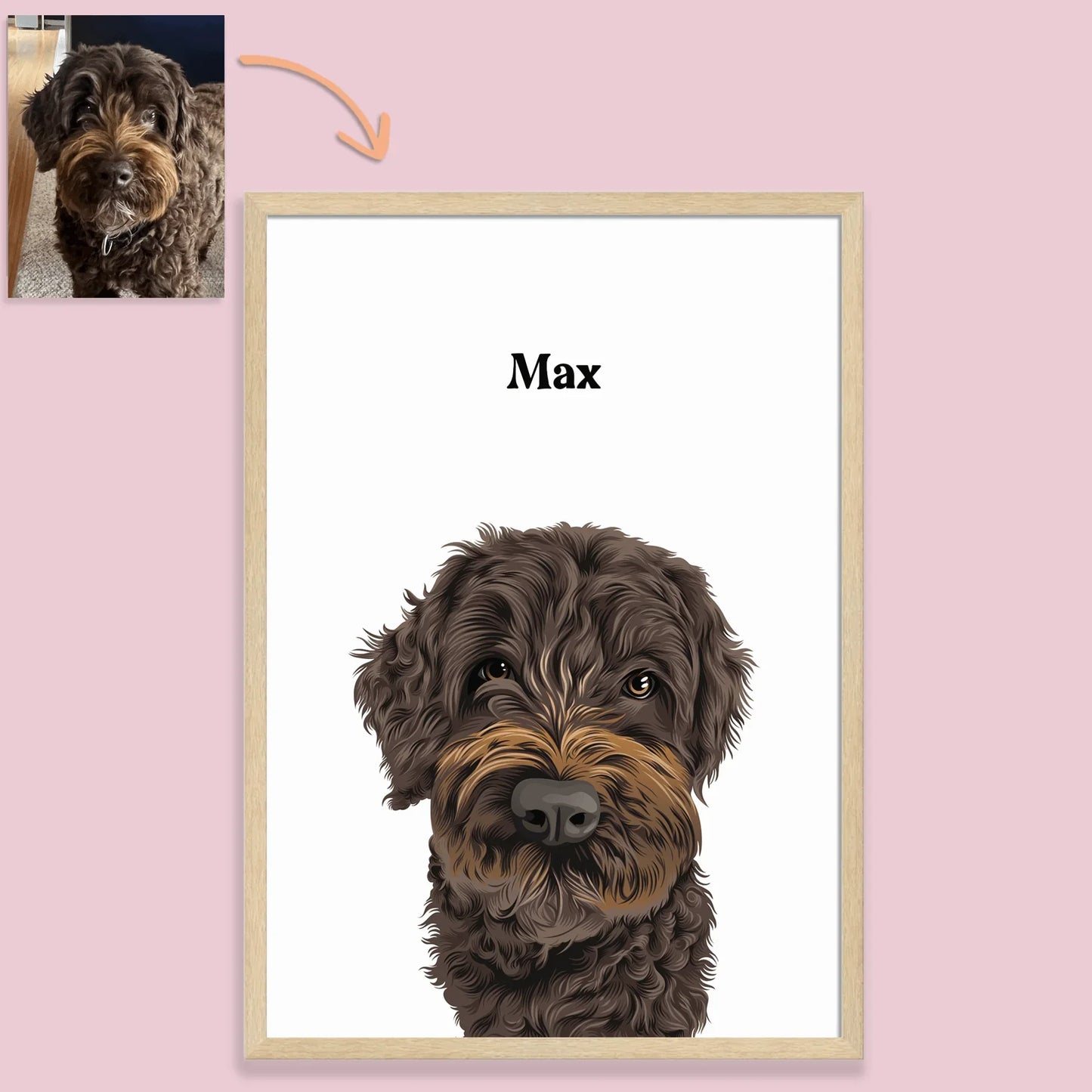 Vector Pet Portrait - Pets Into Art - Custom Dog and Cat Artworks Australia