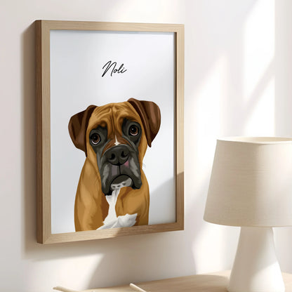 Vector Pet Portrait - Pets Into Art - Custom Dog and Cat Artworks Australia