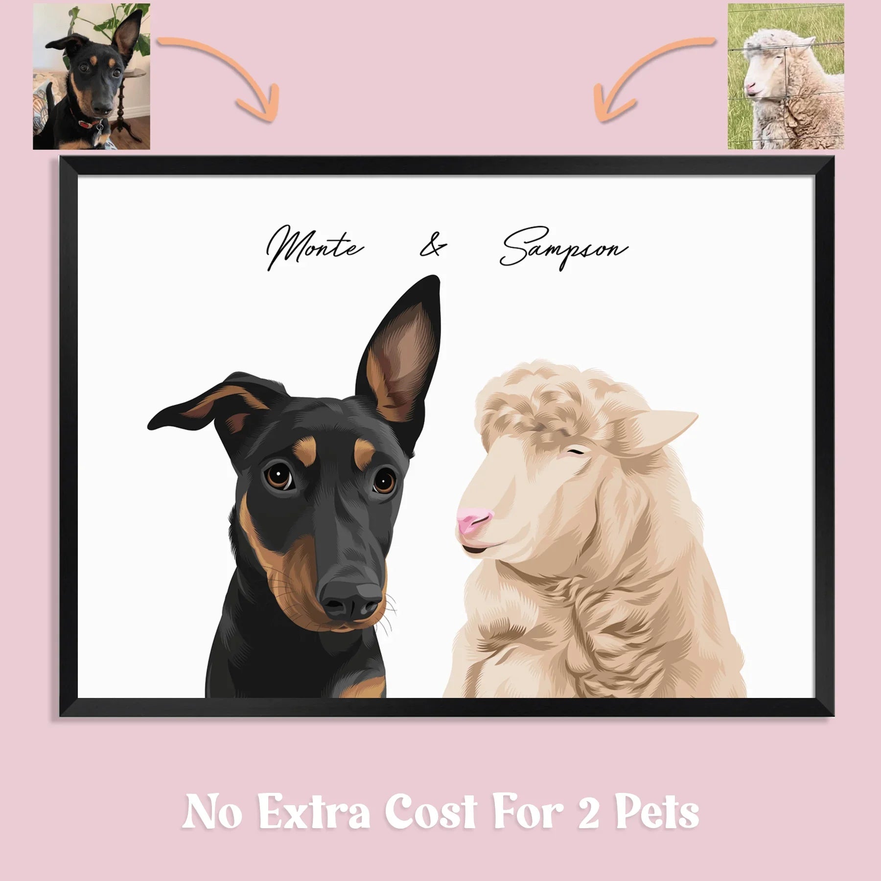 Vector Pet Portrait - Pets Into Art - Custom Dog and Cat Artworks Australia