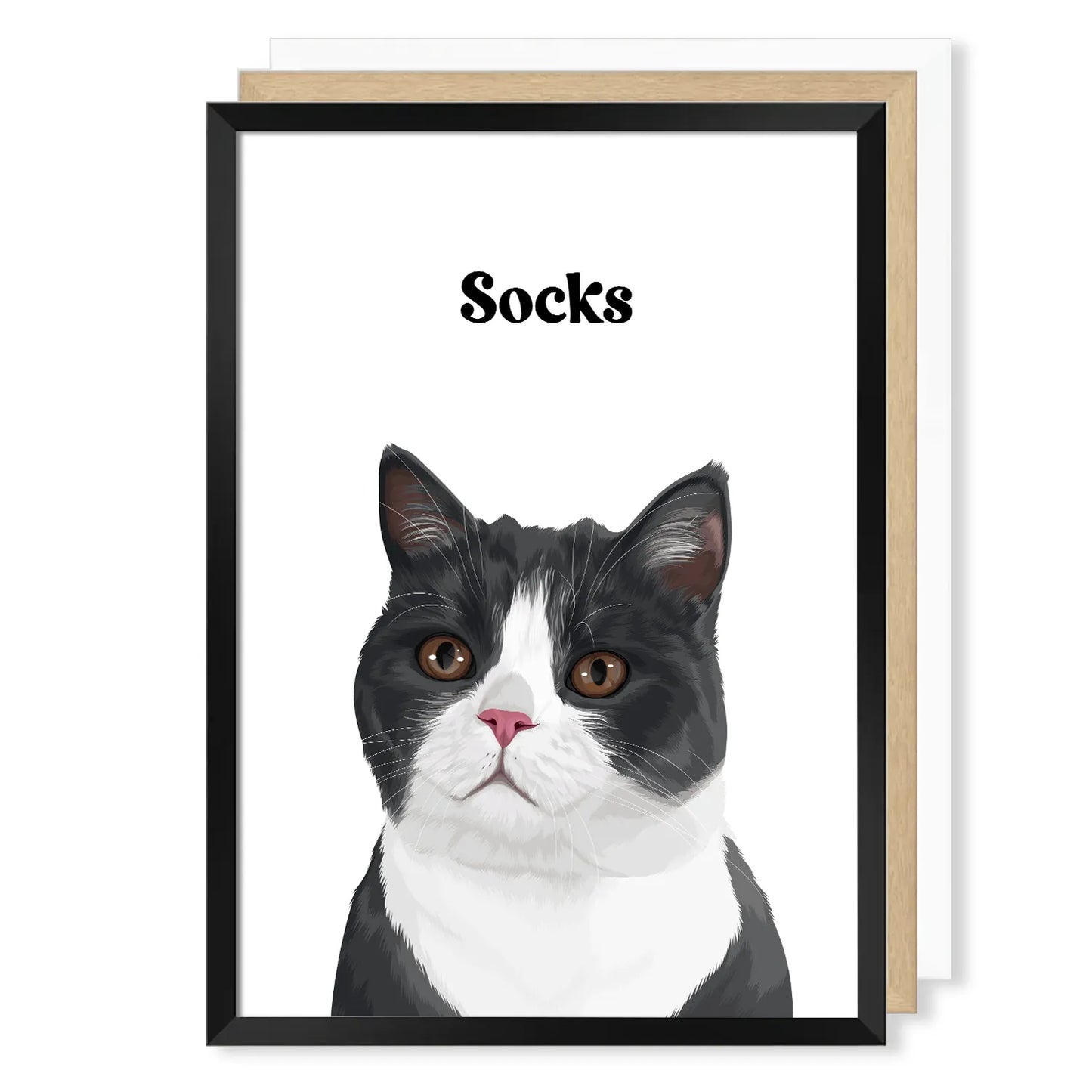 Vector Pet Portrait (up to 4 pets)