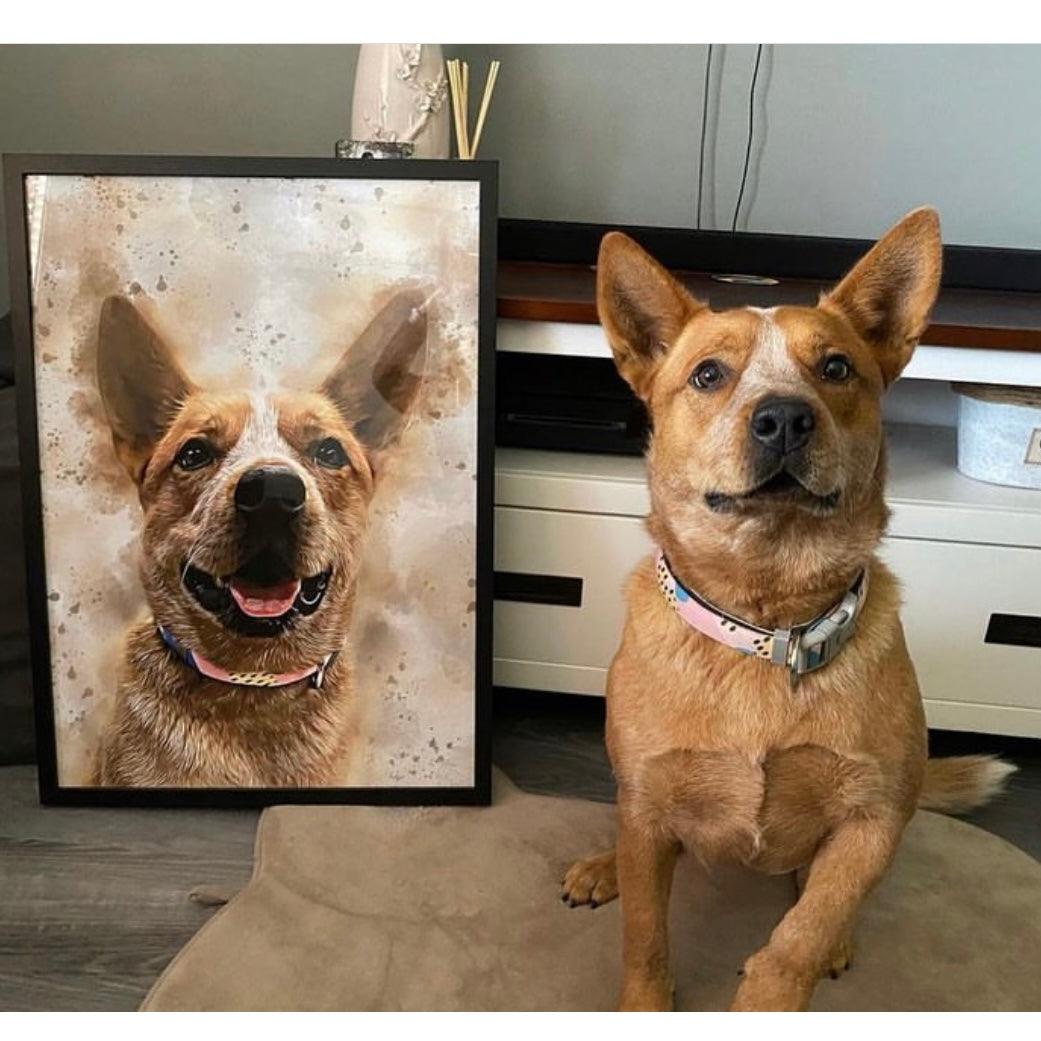 Watercolour Pet Portrait - Pets Into Art