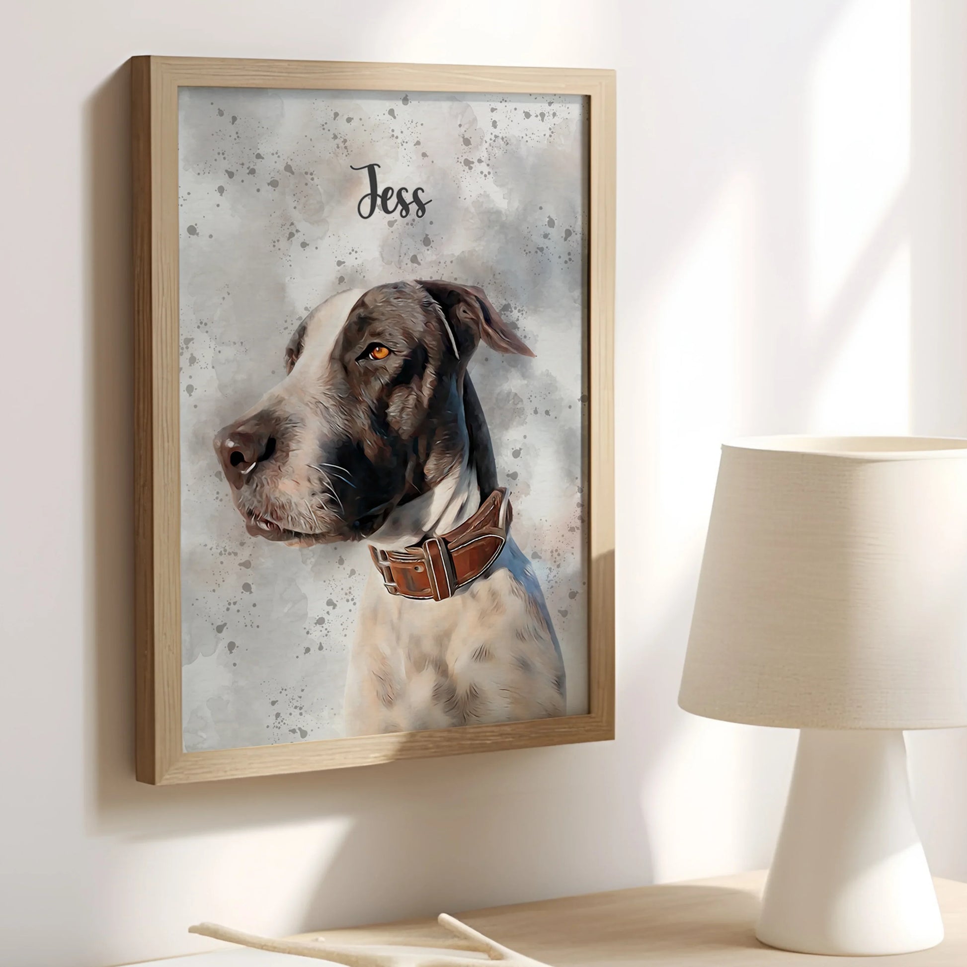 Watercolour Pet Portrait - Pets Into Art - Custom Dog and Cat Artworks Australia