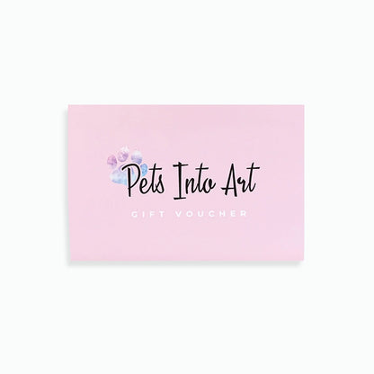 Gift Voucher - Pets Into Art - Custom Dog and Cat Artworks Australia