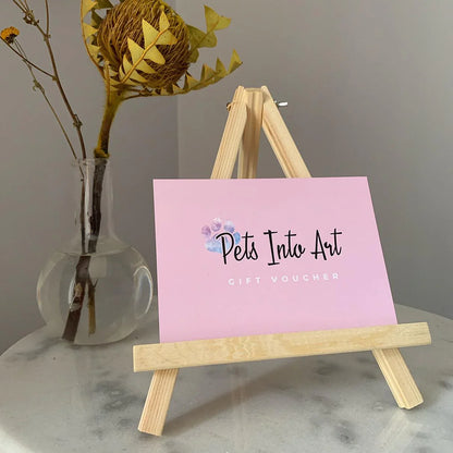 Gift Voucher - Pets Into Art - Custom Dog and Cat Artworks Australia