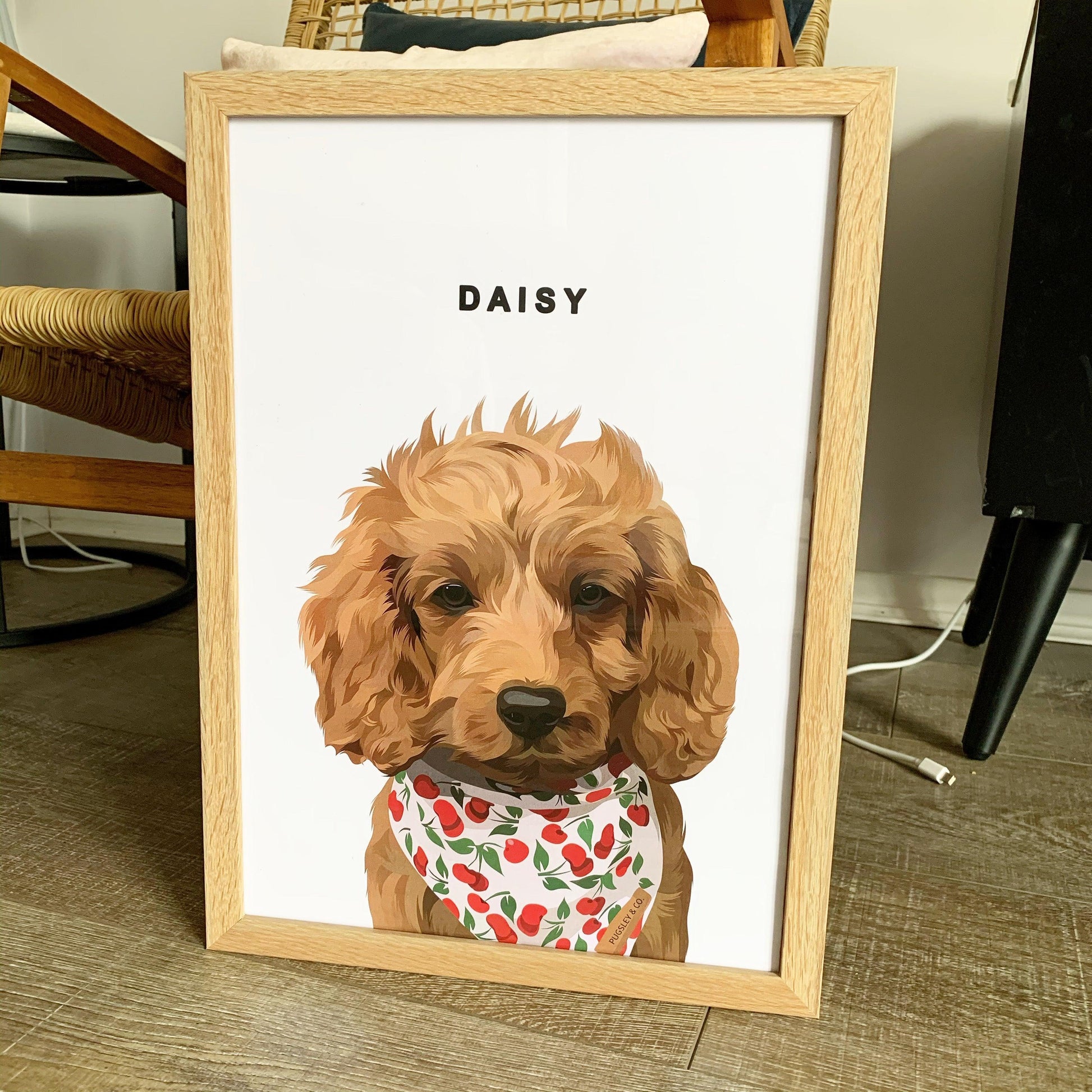 Vector Pet Portrait - Pets Into Art - Custom Dog and Cat Artworks Australia