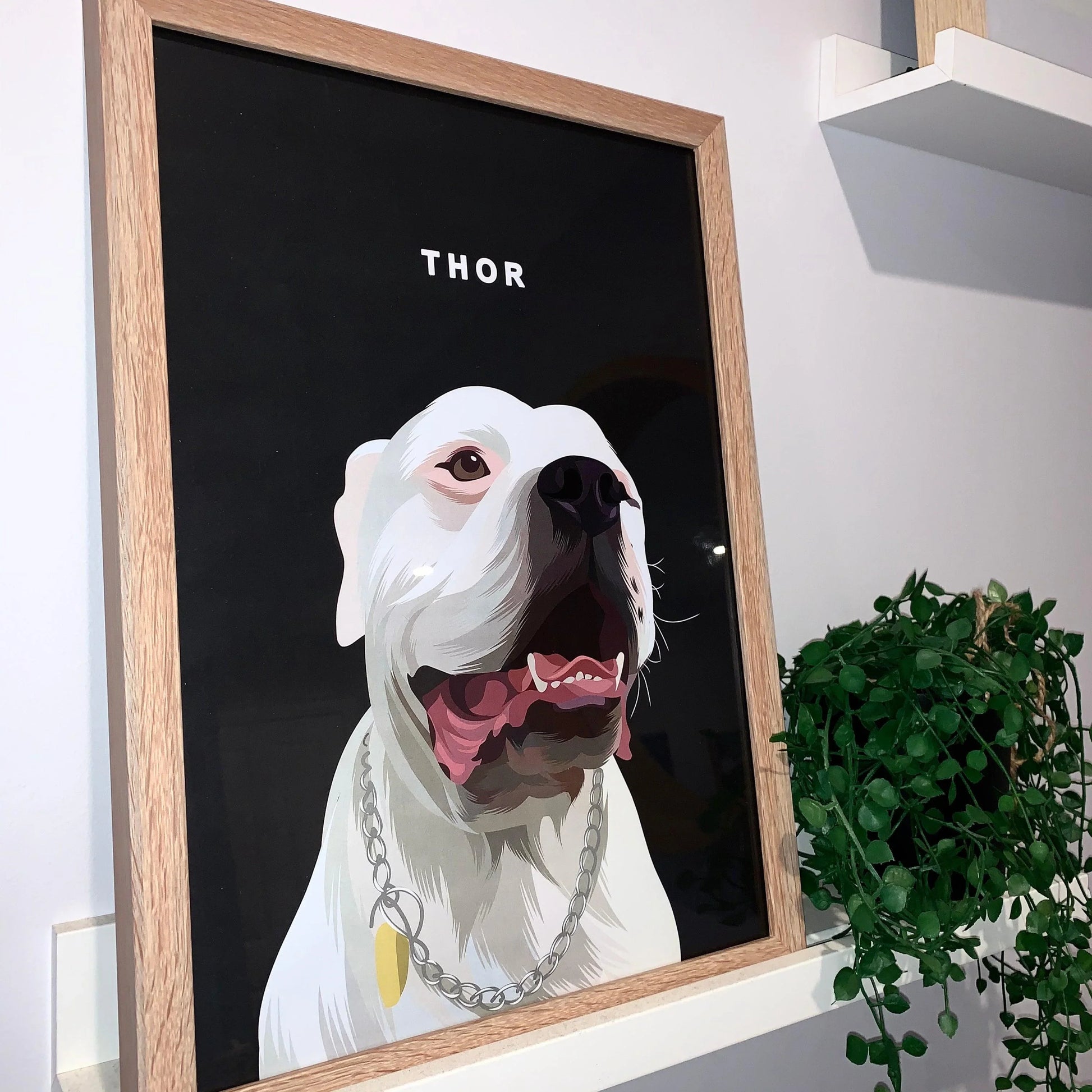Vector Pet Portrait - Pets Into Art - Custom Dog and Cat Artworks Australia