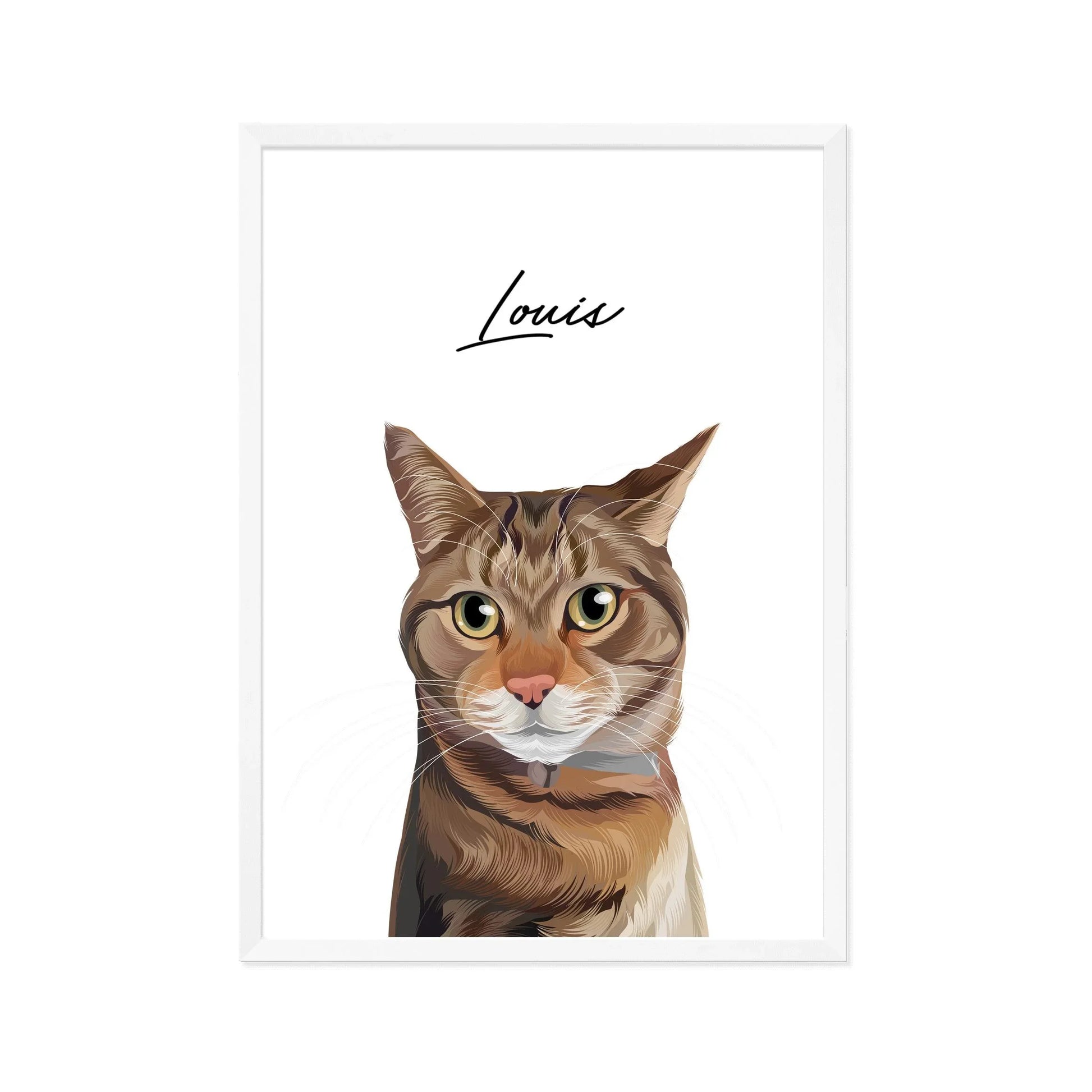 Vector Pet Portrait - Pets Into Art - Custom Dog and Cat Artworks Australia
