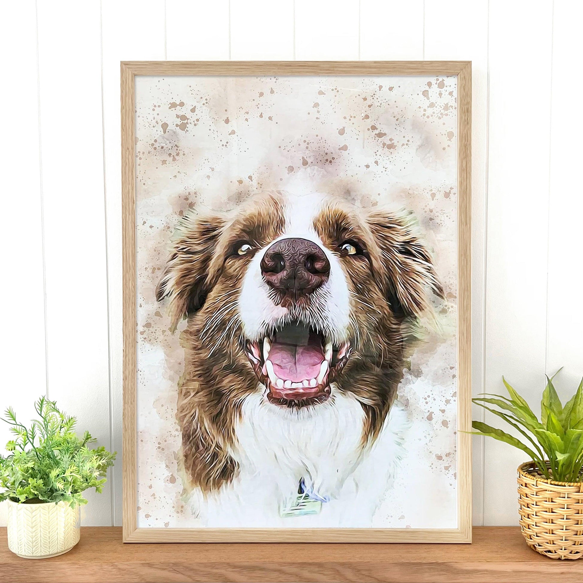 Watercolour Pet Portrait - Pets Into Art